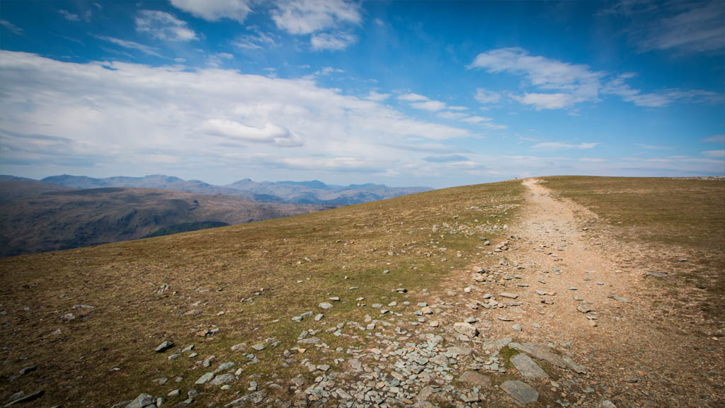 Looking back on the path, the final stretch to Helvellyn was almost as flat as a Shrove Tuesday pancake.